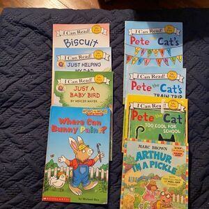 8 Step into reading books.